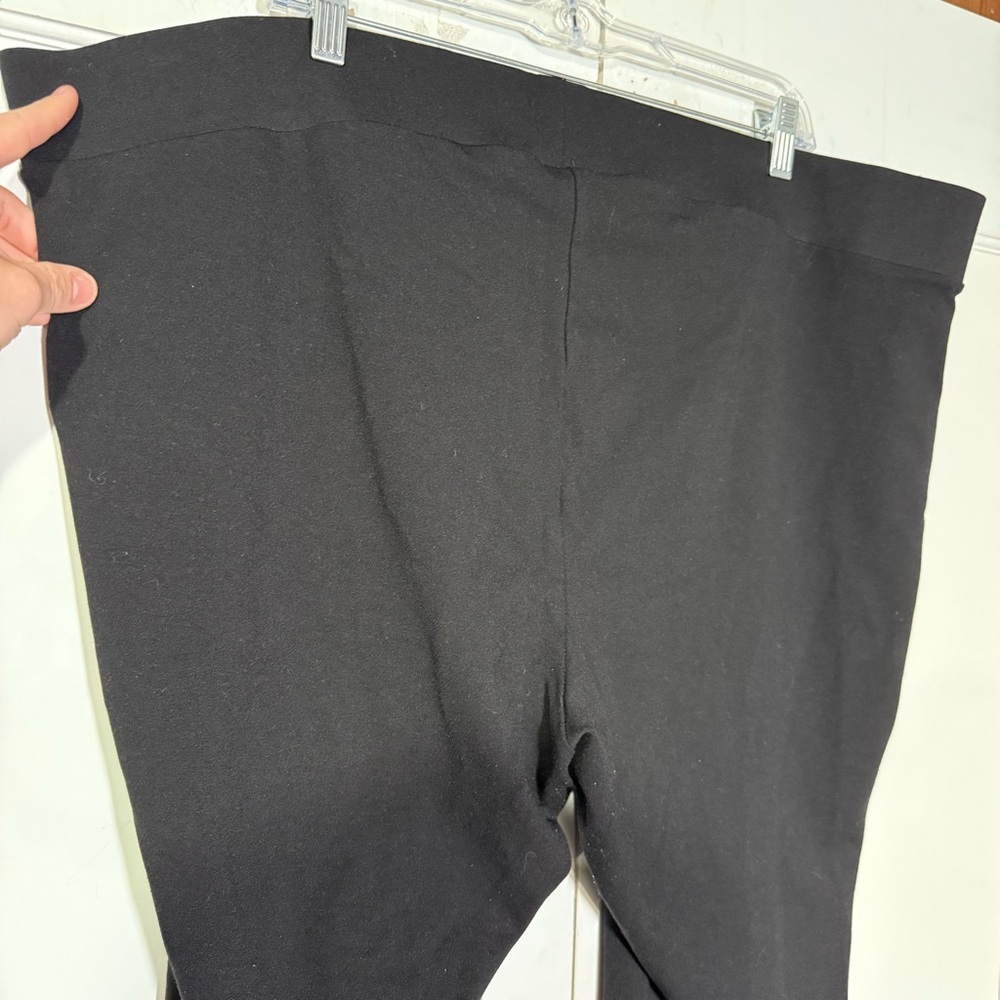 Torrid Full-Length Pocket Ponte Leggings Black Size 4X / 26 Stretch Mid Rise - Picture 9 of 13